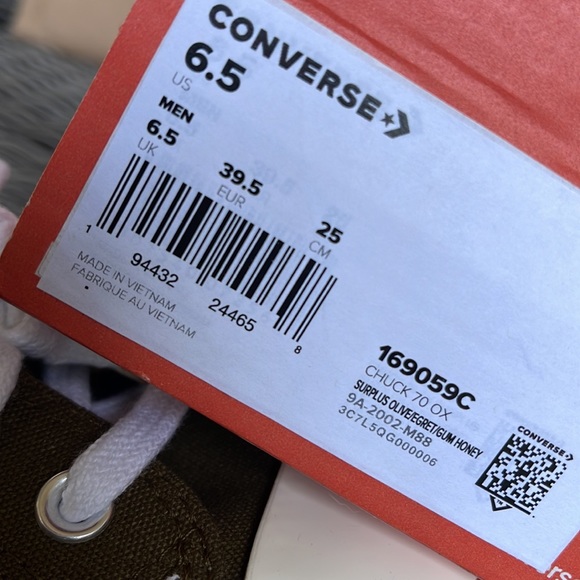 Converse CHUCK 70 OX WMNS surplus olive/egret/gum honey - Picture 16 of 16